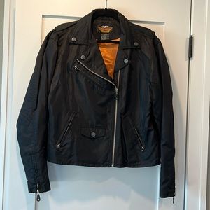Ladies Nylon Harley Davidson jacket size large